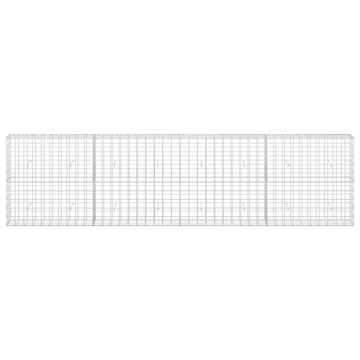 Gabion cu fir de 5 mm și plasă de 10x10 cm 400x30x100 cm WALTI