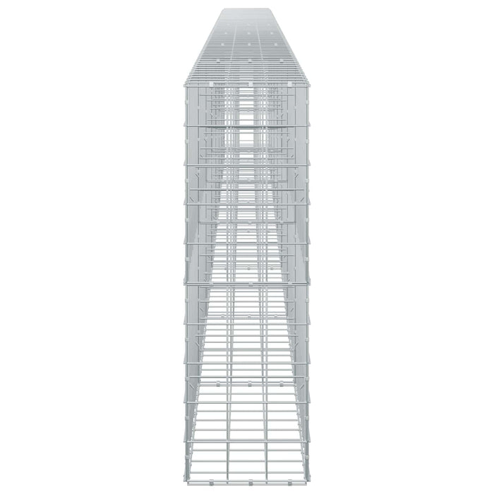 Gabion cu fir de 5 mm și plasă de 10x10 cm 700x30x100 cm WALTI