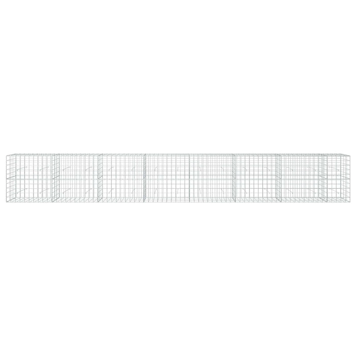 Gabion cu fir de 5 mm și plasă de 10x10 cm 750x30x100 cm WALTI