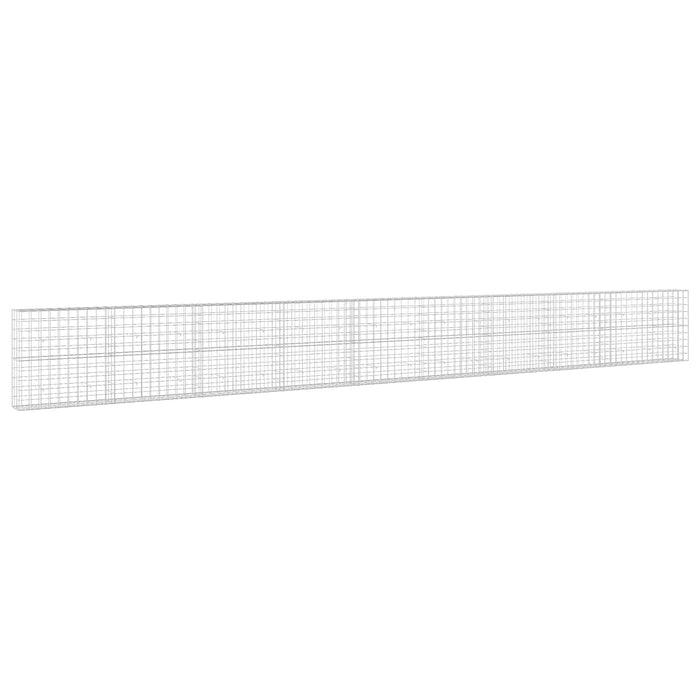 Gabion cu fir de 5 mm și plasă de 10x10 cm 950x30x100 cm WALTI