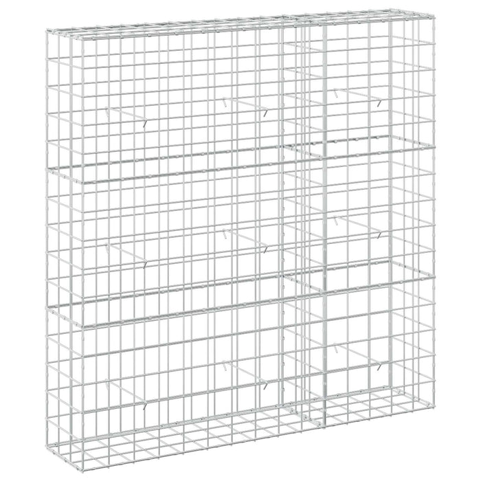Gabion cu fir de 5 mm și plasă de 10x10 cm 150x30x150 cm WALTI