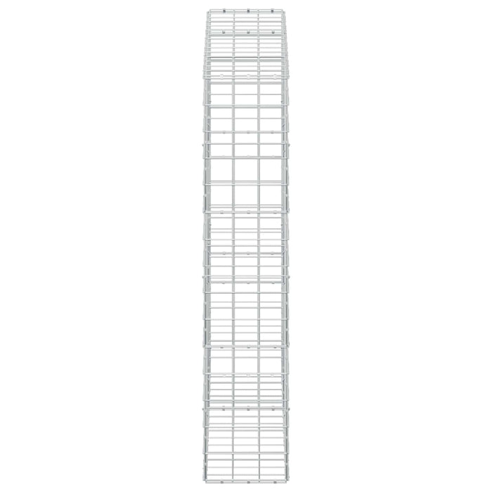 Gabion cu fir de 5 mm și plasă de 10x10 cm 150x30x150 cm WALTI