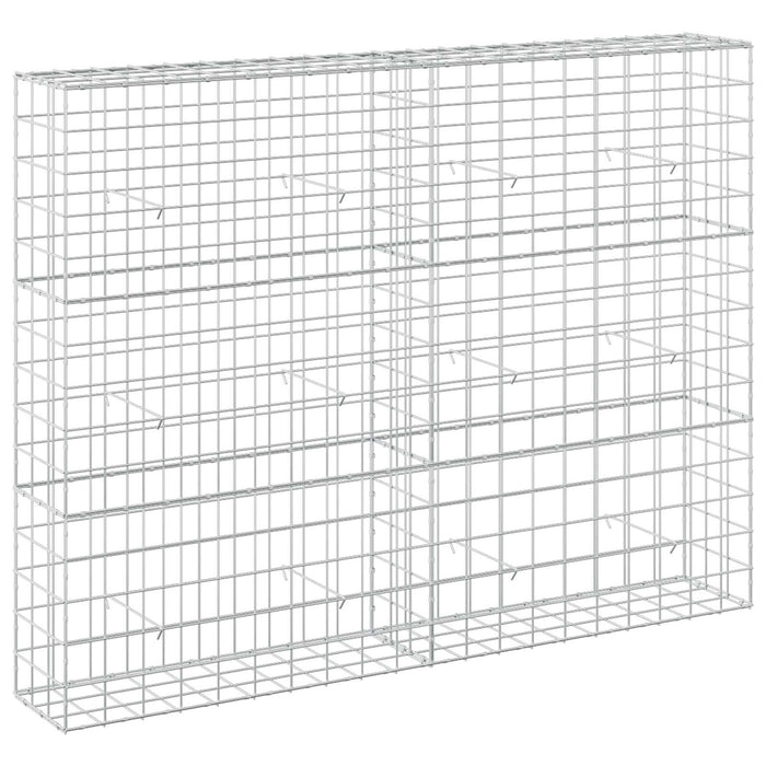 Gabion cu fir de 5 mm și plasă de 10x10 cm 200x30x150 cm WALTI