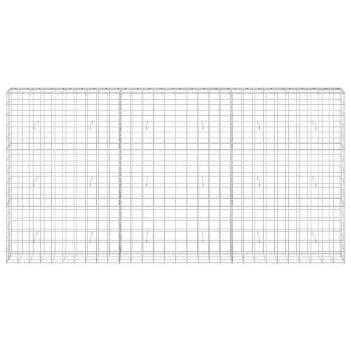Gabion cu fir de 5 mm și plasă de 10x10 cm 300x30x150 cm WALTI