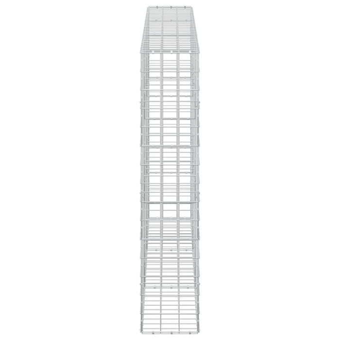 Gabion cu fir de 5 mm și plasă de 10x10 cm 300x30x150 cm WALTI