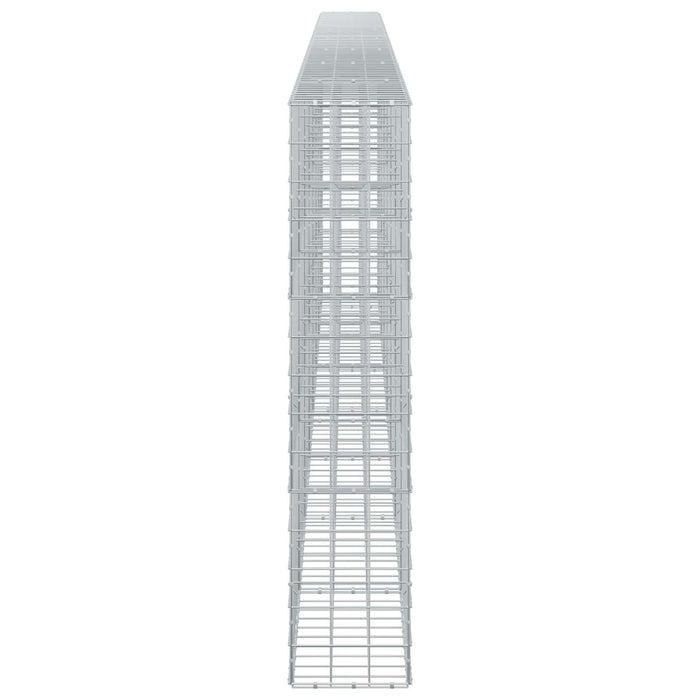 Gabion cu fir de 5 mm și plasă de 10x10 cm 750x30x150 cm WALTI