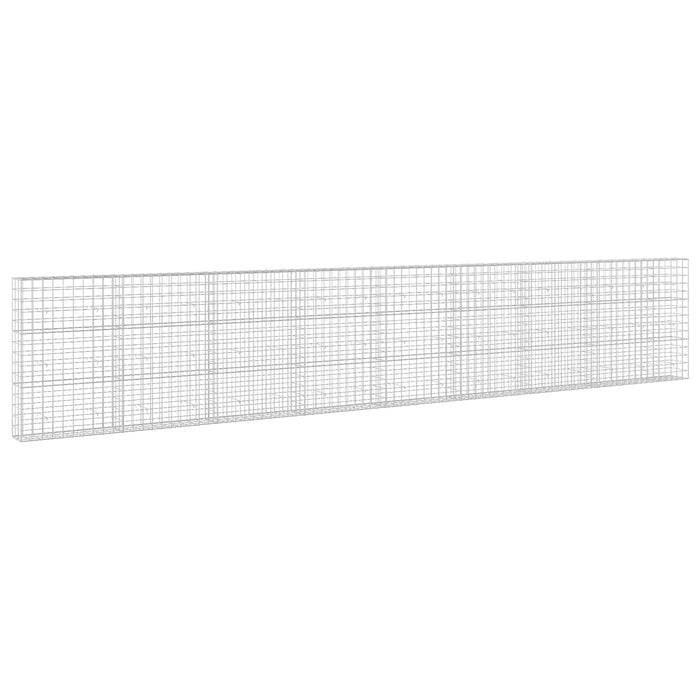 Gabion cu fir de 5 mm și plasă de 10x10 cm 850x30x150 cm WALTI