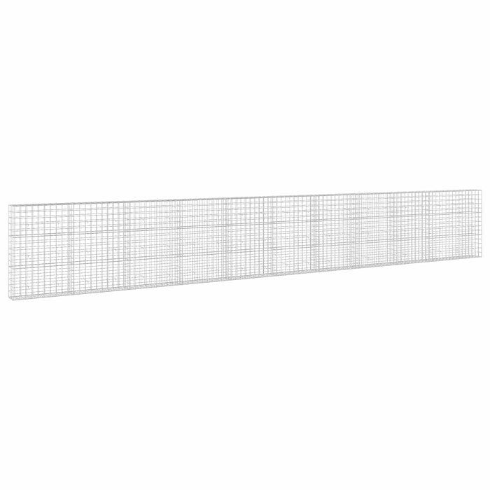 Gabion cu fir de 5 mm și plasă de 10x10 cm 1050x30x150 cm WALTI