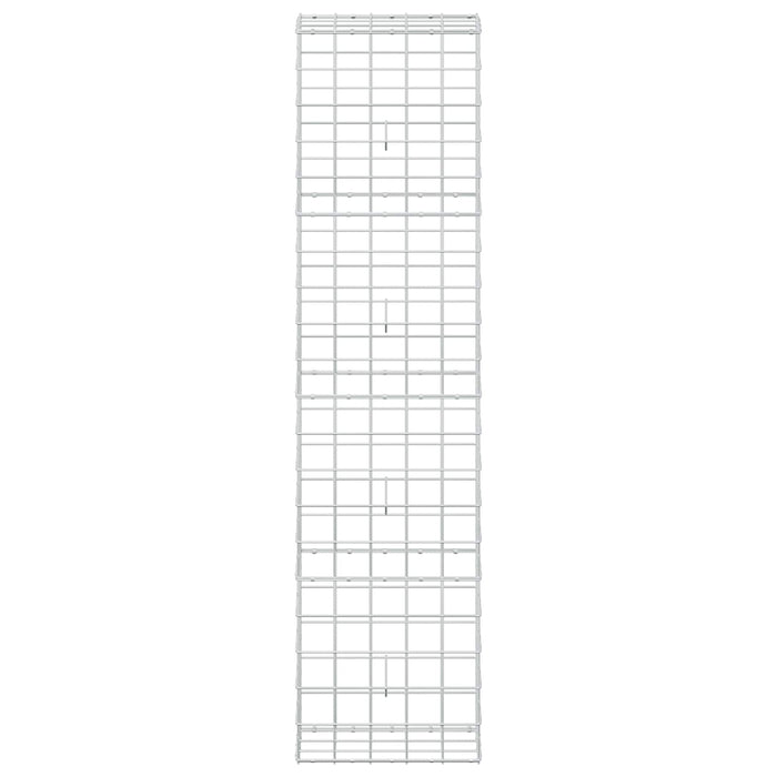 Gabion cu fir de 5 mm și plasă de 10x10 cm 50x30x200 cm WALTI
