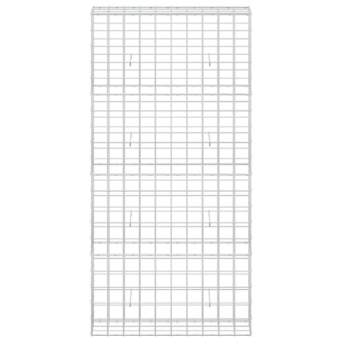 Gabion cu fir de 5 mm și plasă de 10x10 cm 100x30x200 cm WALTI
