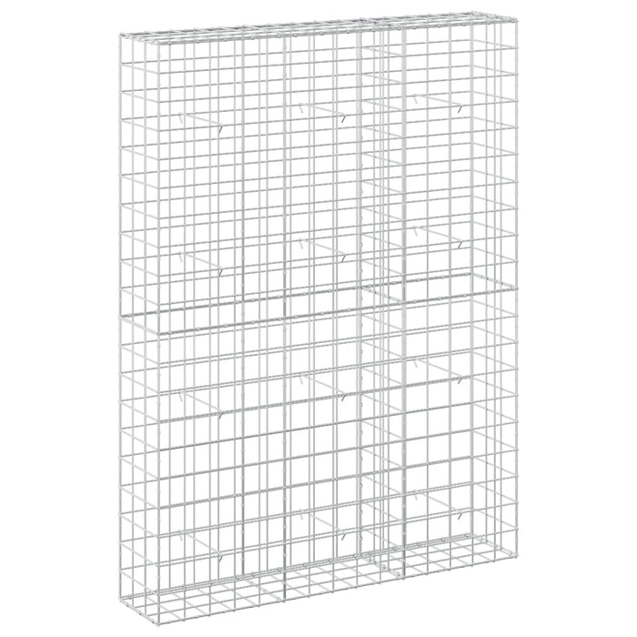 Gabion cu fir de 5 mm și plasă de 10x10 cm 150x30x200 cm WALTI