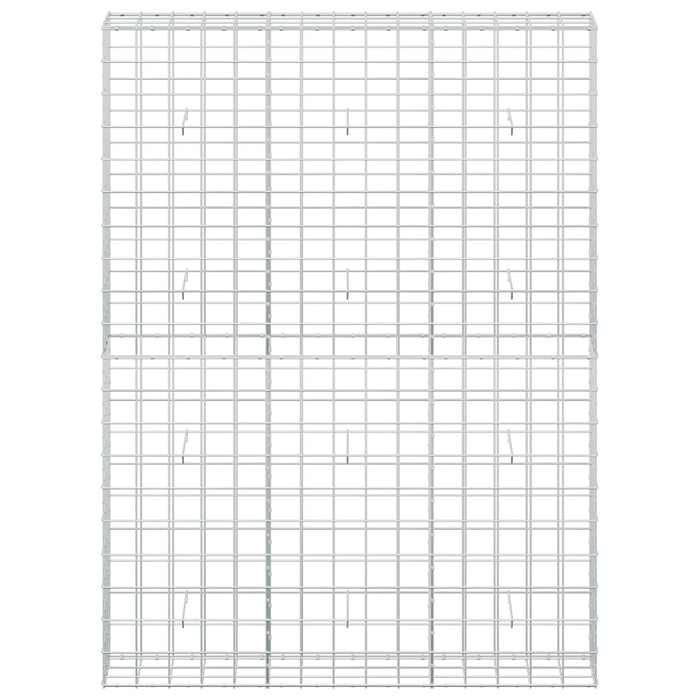 Gabion cu fir de 5 mm și plasă de 10x10 cm 150x30x200 cm WALTI
