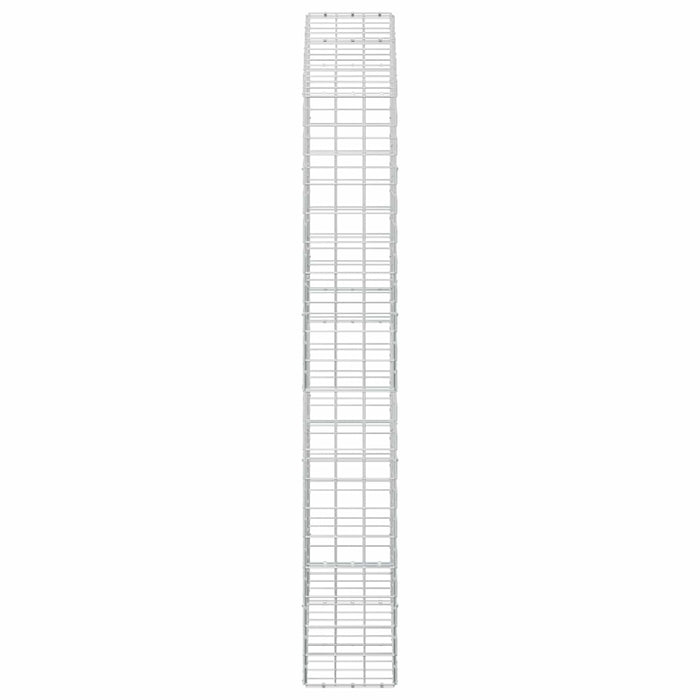 Gabion cu fir de 5 mm și plasă de 10x10 cm 150x30x200 cm WALTI