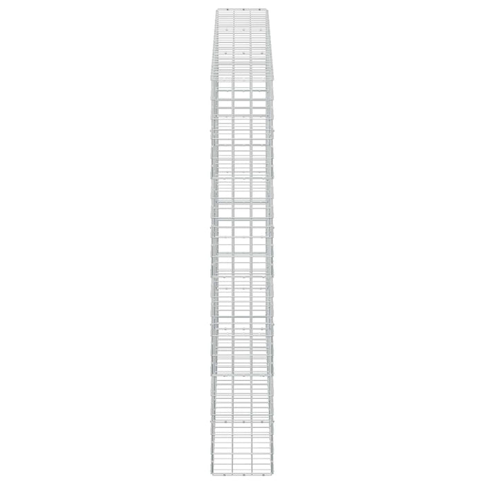 Gabion cu fir de 5 mm și plasă de 10x10 cm 300x30x200 cm WALTI