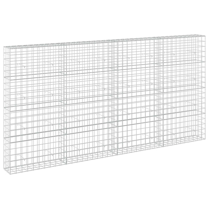 Gabion cu fir de 5 mm și plasă de 10x10 cm 400x30x200 cm WALTI