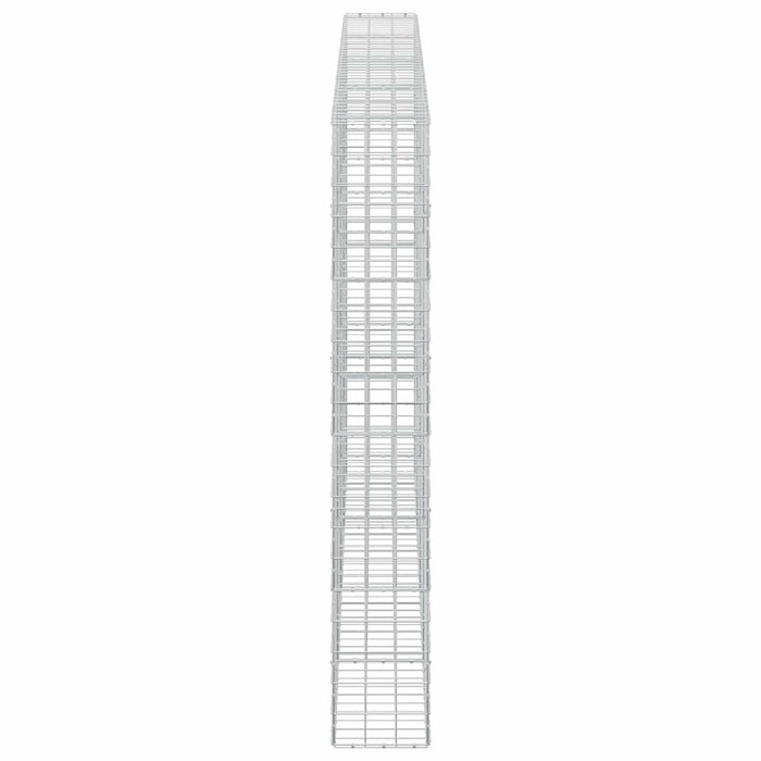 Gabion cu fir de 5 mm și plasă de 10x10 cm 400x30x200 cm WALTI