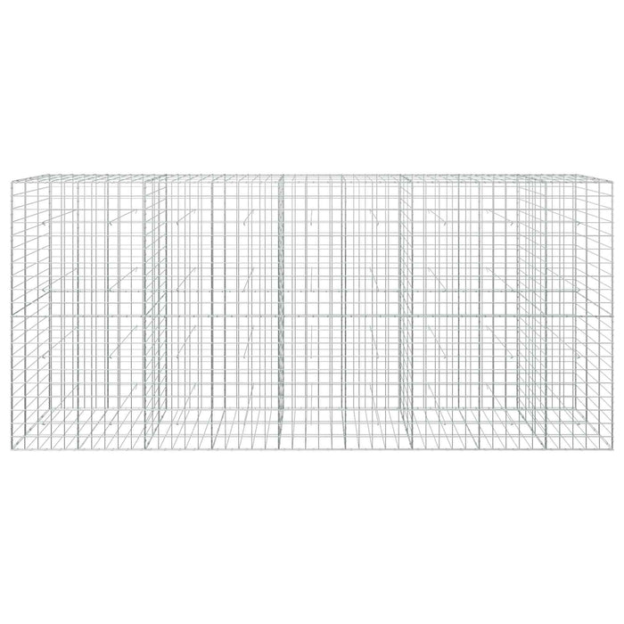 Gabion cu fir de 5 mm și plasă de 10x10 cm 450x30x200 cm WALTI