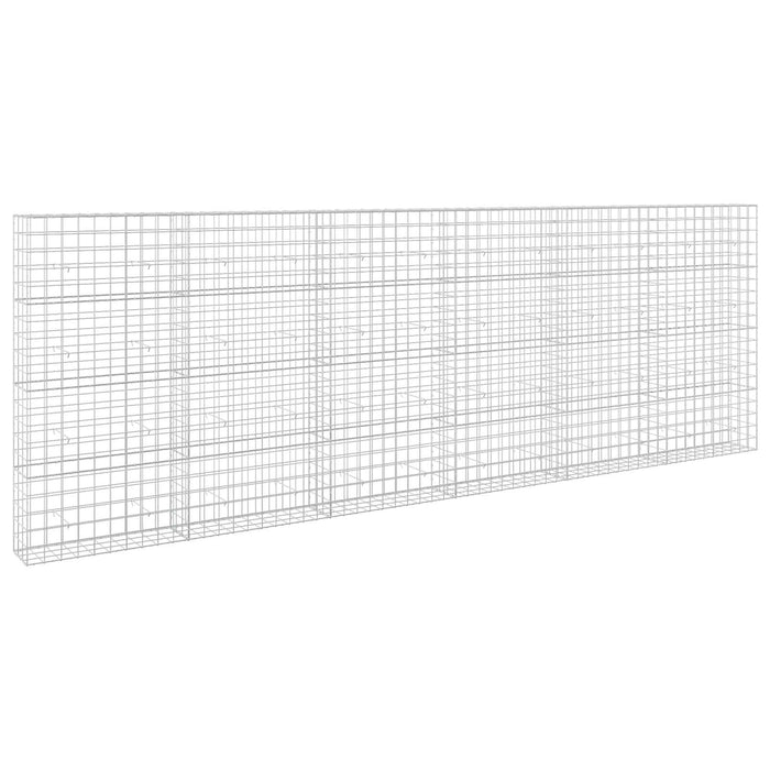 Gabion cu fir de 5 mm și plasă de 10x10 cm 600x30x200 cm WALTI