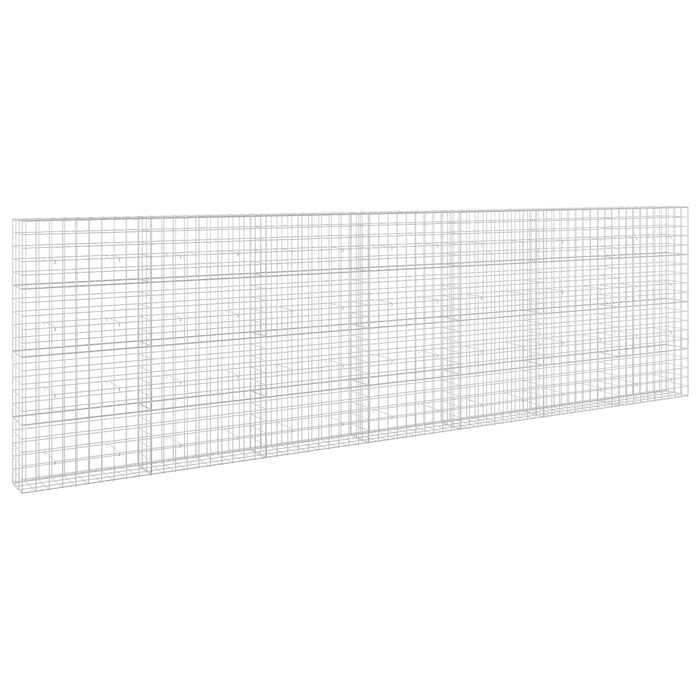 Gabion cu fir de 5 mm și plasă de 10x10 cm 700x30x200 cm WALTI