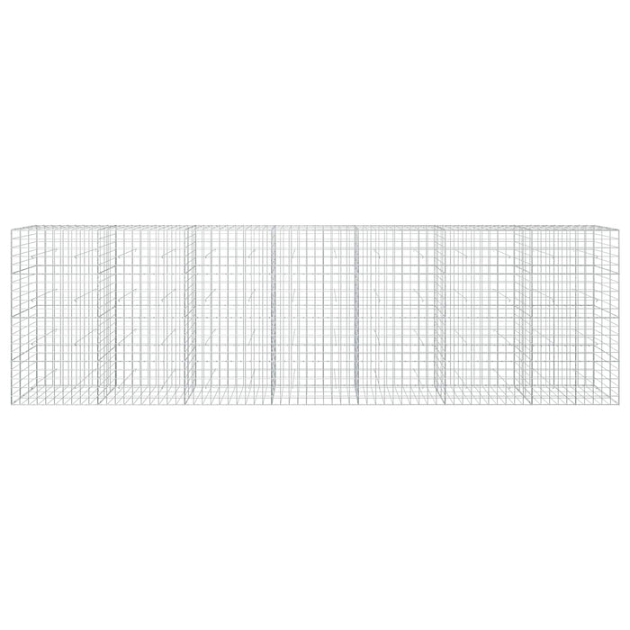 Gabion cu fir de 5 mm și plasă de 10x10 cm 700x30x200 cm WALTI