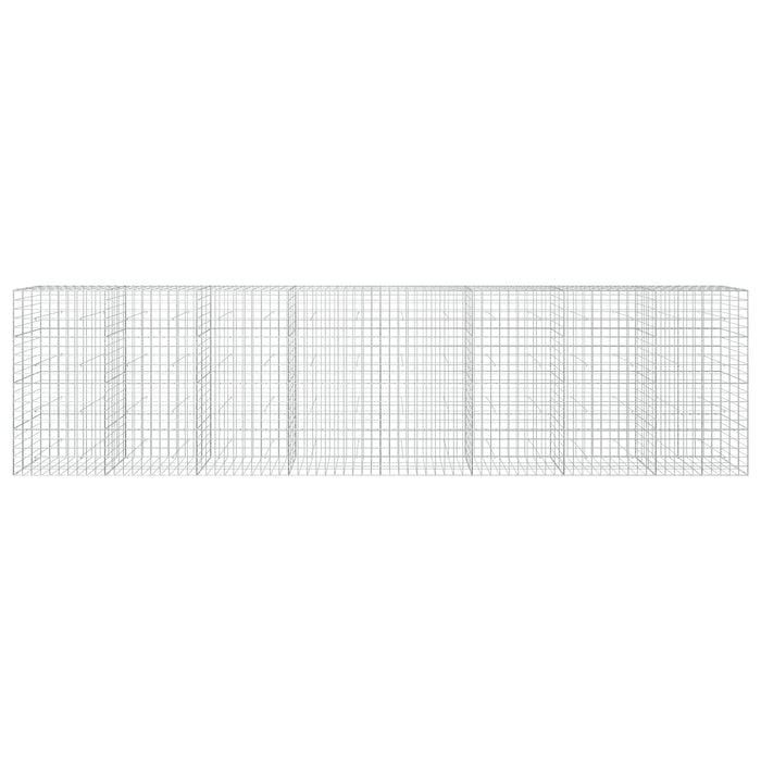 Gabion cu fir de 5 mm și plasă de 10x10 cm 800x30x200 cm WALTI