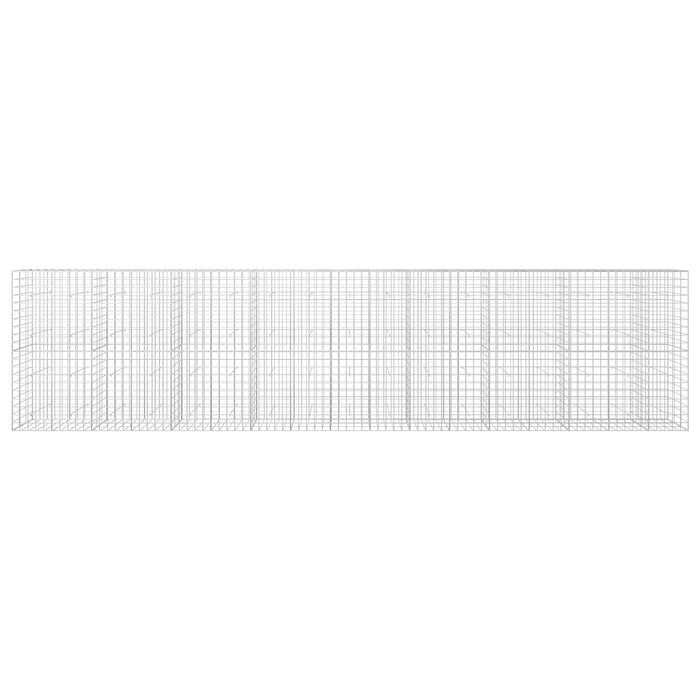 Gabion cu fir de 5 mm și plasă de 10x10 cm 850x30x200 cm WALTI