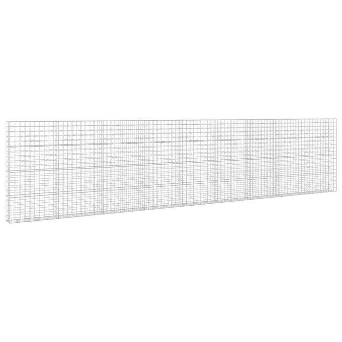 Gabion cu fir de 5 mm și plasă de 10x10 cm 900x30x200 cm WALTI