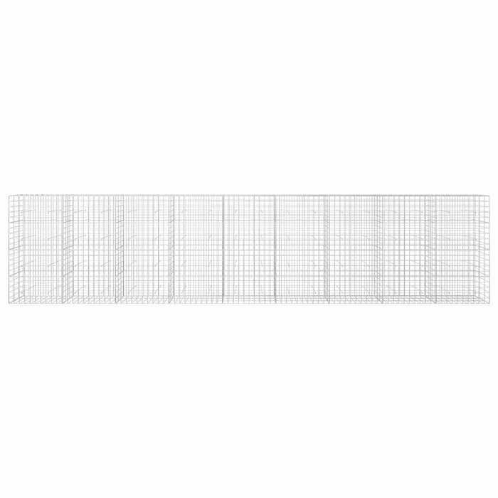 Gabion cu fir de 5 mm și plasă de 10x10 cm 900x30x200 cm WALTI