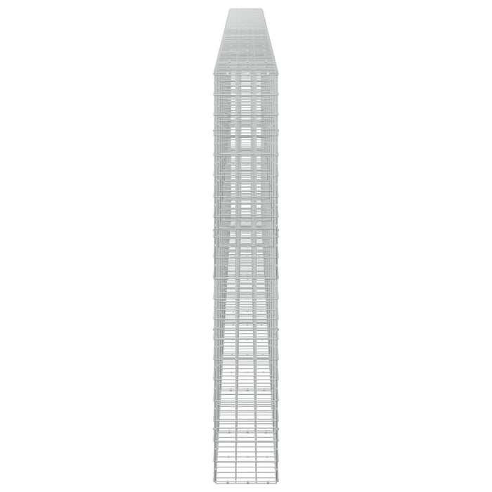 Gabion cu fir de 5 mm și plasă de 10x10 cm 950x30x200 cm WALTI