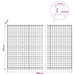 Gabion cu fir de 5 mm și plasă de 10x10 cm 1000x30x200 cm - WALTI WALTI