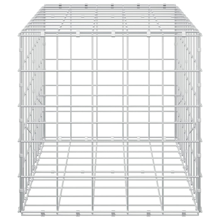 Gabion cu fir de 5 mm și plasă de 10x10 cm 100x50x50 cm WALTI