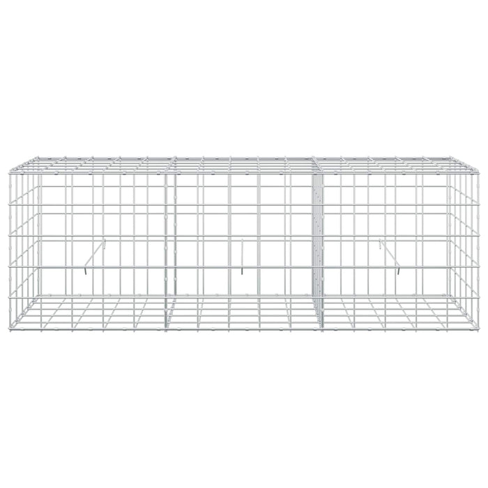 Gabion cu fir de 5 mm și plasă de 10x10 cm 150x50x50 cm WALTI