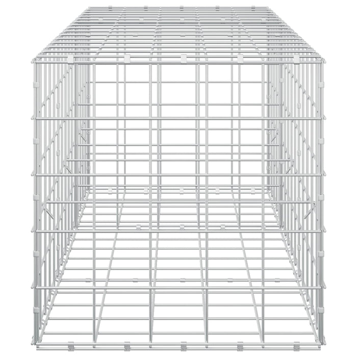 Gabion cu fir de 5 mm și plasă de 10x10 cm 150x50x50 cm WALTI
