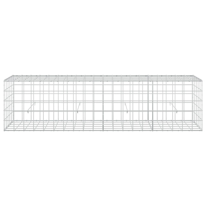 Gabion cu fir de 5 mm și plasă de 10x10 cm 200x50x50 cm WALTI