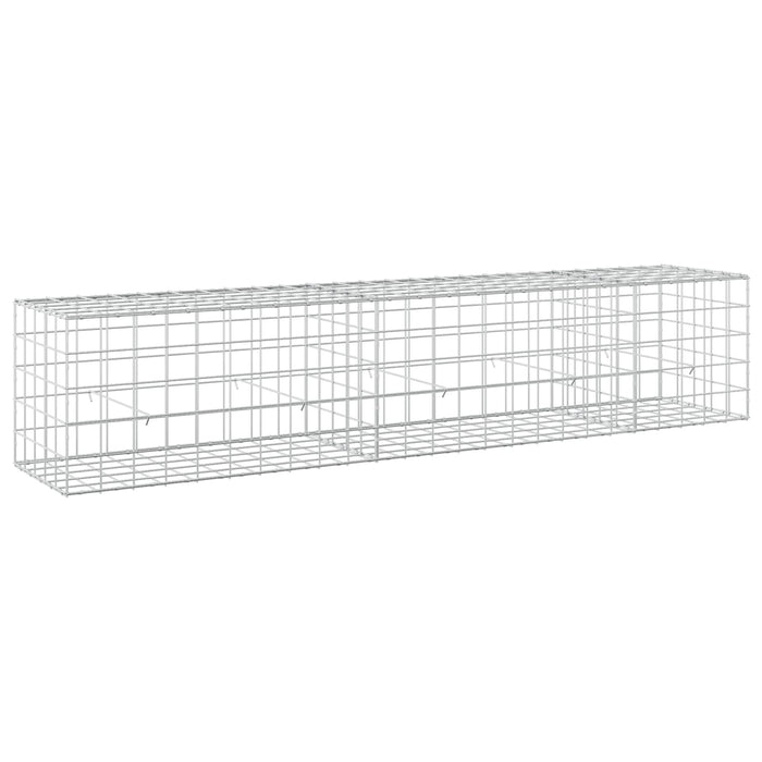 Gabion cu fir de 5 mm și plasă de 10x10 cm 250x50x50 cm WALTI