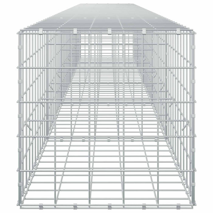 Gabion cu fir de 5 mm și plasă de 10x10 cm 500x50x50 cm WALTI