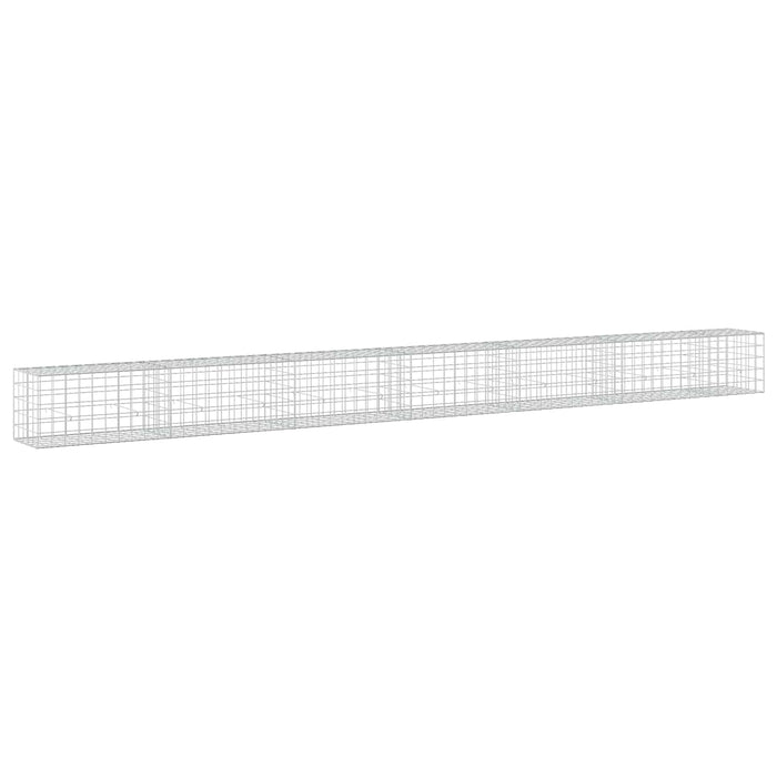 Gabion cu fir de 5 mm și plasă de 10x10 cm 650x50x50 cm WALTI