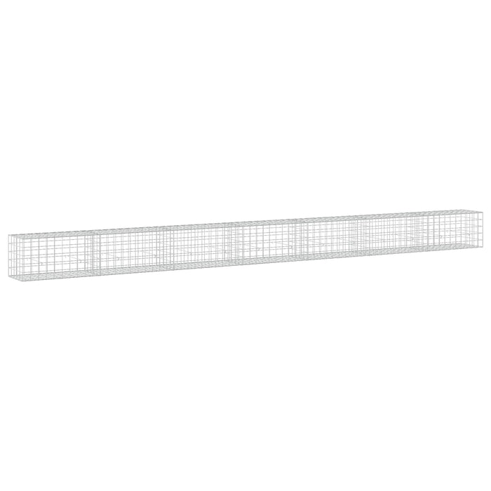 Gabion cu fir de 5 mm și plasă de 10x10 cm 700x50x50 cm WALTI