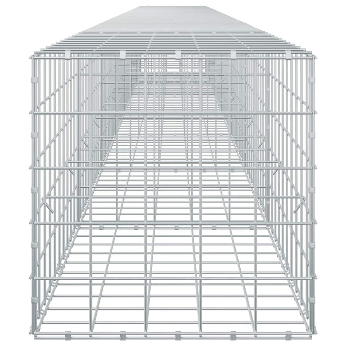 Gabion cu fir de 5 mm și plasă de 10x10 cm 700x50x50 cm WALTI