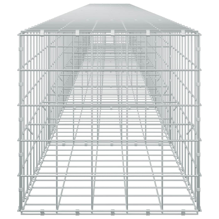 Gabion cu fir de 5 mm și plasă de 10x10 cm 750x50x50 cm WALTI