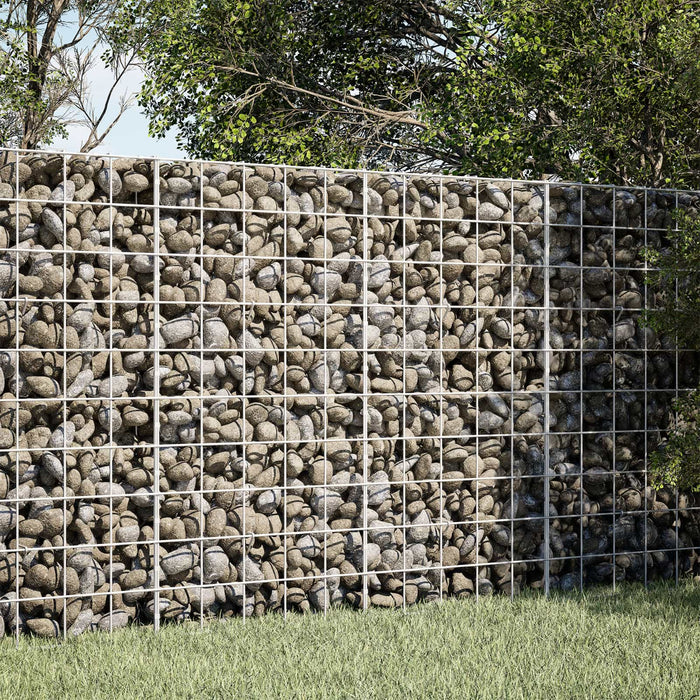 Gabion cu fir de 5 mm și plasă de 10x10 cm 50x50x100 cm WALTI
