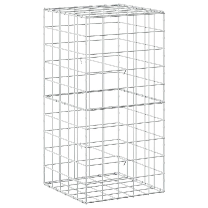 Gabion cu fir de 5 mm și plasă de 10x10 cm 50x50x100 cm WALTI