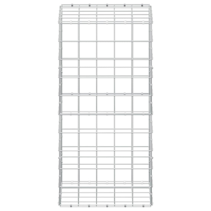 Gabion cu fir de 5 mm și plasă de 10x10 cm 50x50x100 cm WALTI