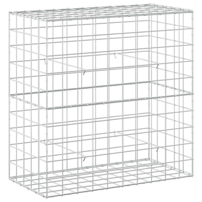 Gabion cu fir de 5 mm și plasă de 10x10 cm 100x50x100 cm WALTI