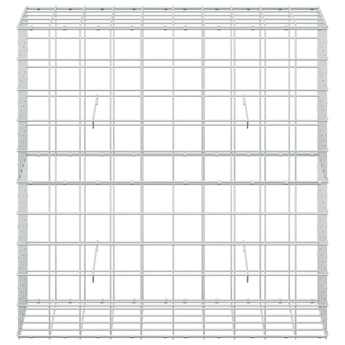 Gabion cu fir de 5 mm și plasă de 10x10 cm 100x50x100 cm WALTI