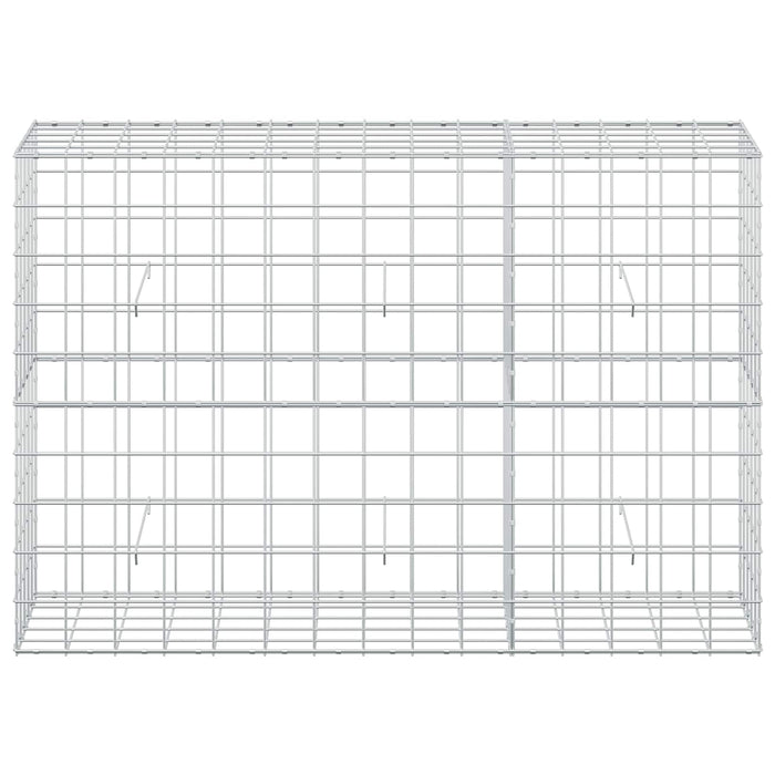 Gabion cu fir de 5 mm și plasă de 10x10 cm 150x50x100 cm WALTI