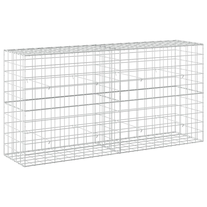 Gabion cu fir de 5 mm și plasă de 10x10 cm 200x50x100 cm WALTI