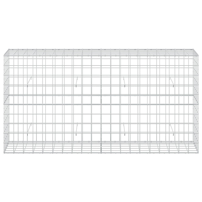 Gabion cu fir de 5 mm și plasă de 10x10 cm 200x50x100 cm WALTI