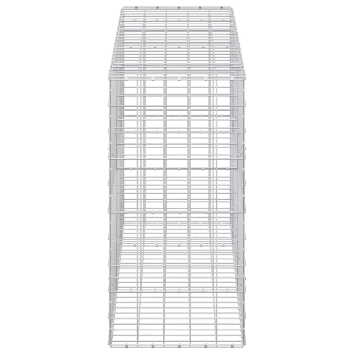 Gabion cu fir de 5 mm și plasă de 10x10 cm 250x50x100 cm WALTI