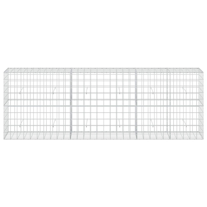 Gabion cu fir de 5 mm și plasă de 10x10 cm 300x50x100 cm WALTI